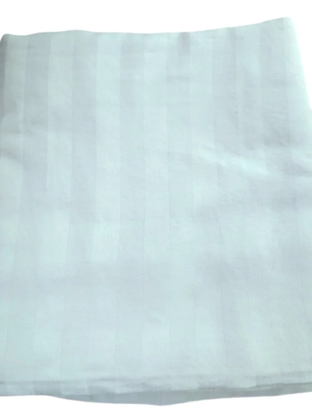 Charter Club 100% Cotton Damask Flat Sheet And Pillow Case Seaglass Stripe Full